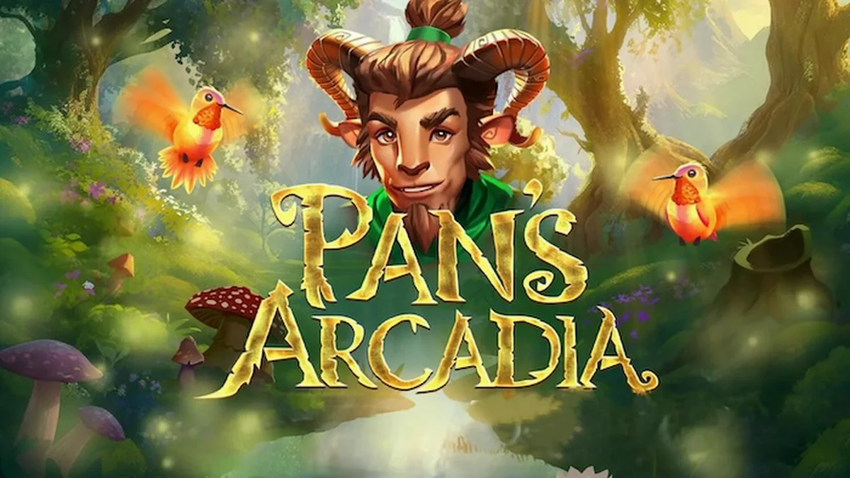 Cena mágica da floresta no slot Pan's Arcadia